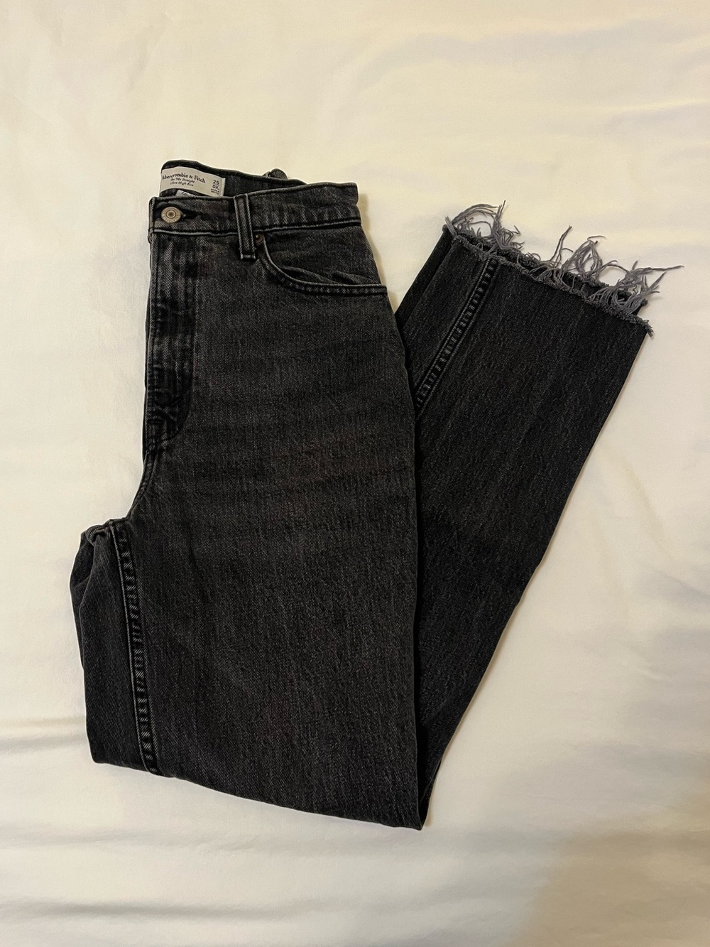 Abercrombie 90s Straight High Rise Curve Love Jean
